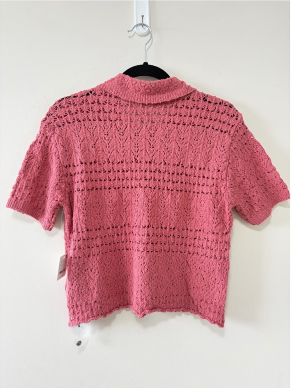 FREE PEOPLE DAILY CARDIGAN FADED ROSE SIZE M - Picture 6 of 12